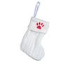 Kids' Embroidered White Knit Christmas Stocking - Holiday Decor