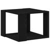 Coffee Table Black Oak Effect 40 X 40 X 30 Cm Engineered Wood