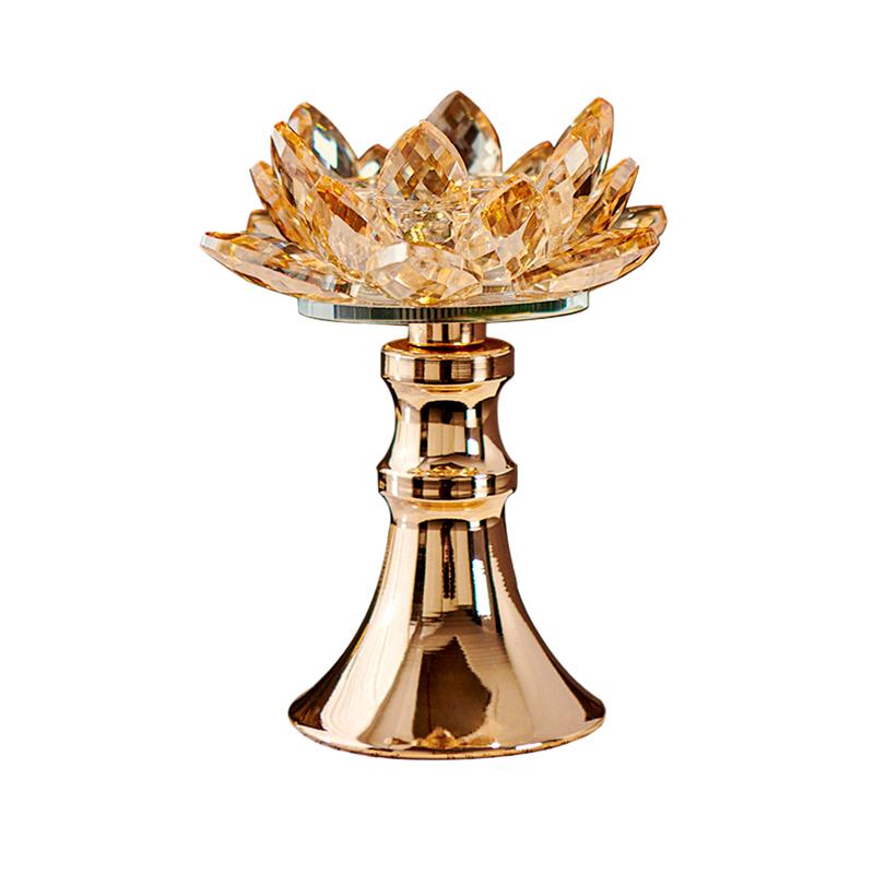 1 Stück Kerzenständer Jubiläum Kerzenhalter Festival Lotusform Tischplatte Heimdeko Wohnzimmer Kerzenständer Elegant