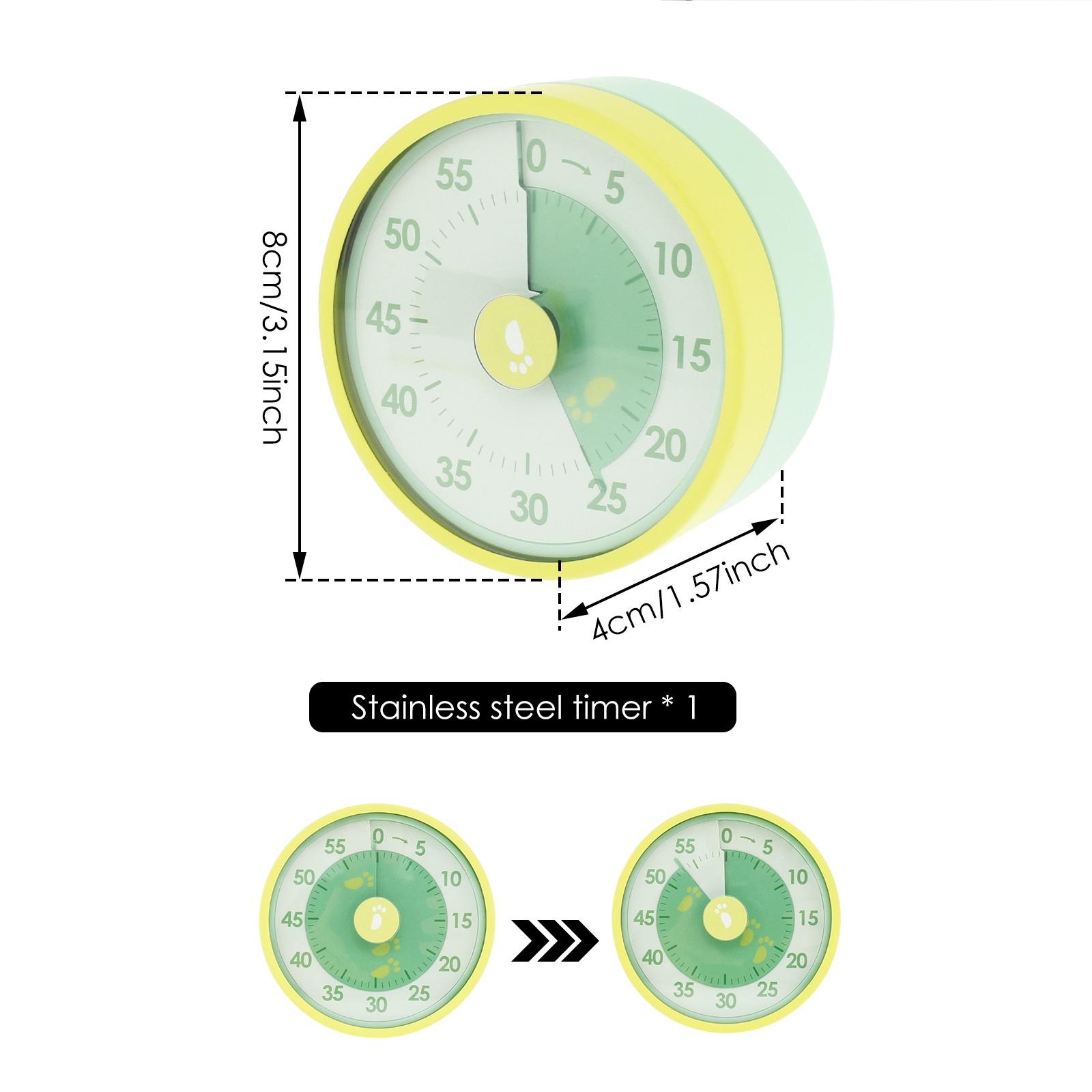 

Visual Timer 60 Minute Countdown Digital Timer for Classroom Office Kitchen Cooking Desk Silent Timer Kid Time Management Tool
