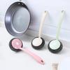 Steel wire brush kitchen can be hung pot brush long handle to oil cleaning brush with steel ball brush dishwasher