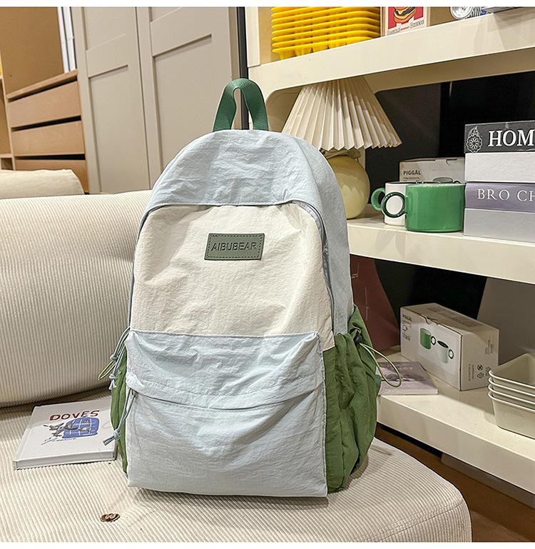 

Универсальный Легкий Водонепроницаемый Рюкзак - Вместительная Повседневная Дорожная Сумка для Студентов, Мужчин и Женщин One Size синий