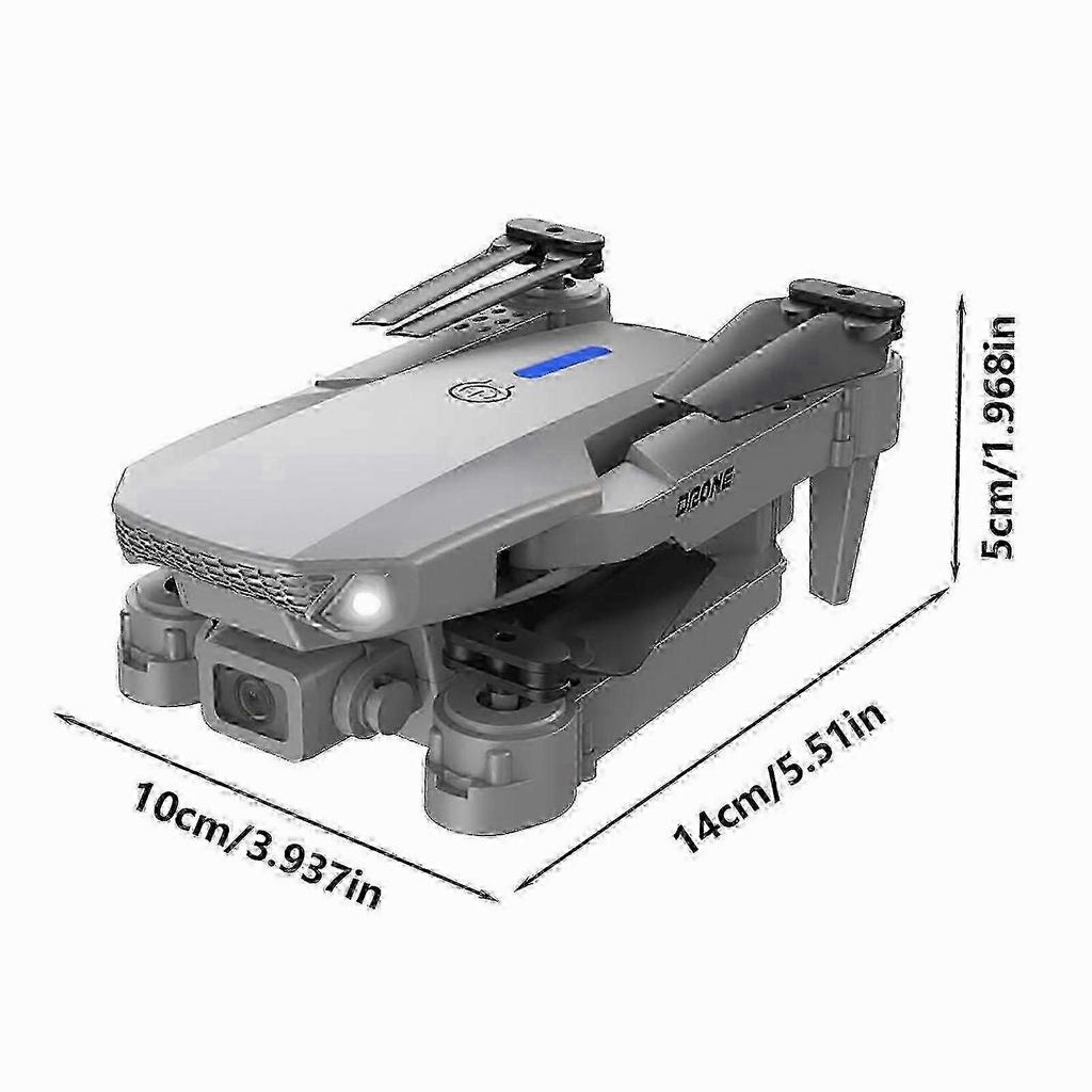 Skládací dron LYUCRAZ s termokamerou, 1080P HD, RC kvadrokoptéra, udržení výšky, bezhlavý režim, regulace rychlosti, kompatibilní s šedou 2026