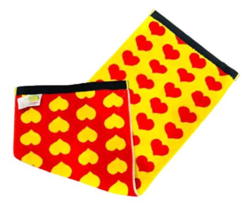 X JAPAN hide Официальный мерч LEMONeD Жаккардовое полотенце Полотенце для лица  Желтое сердце