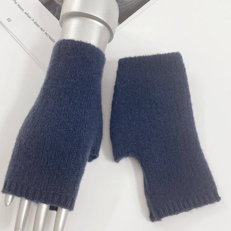 Warm Knitted Gloves Turtle Doves Gloves Cashmere Fingerless Hand Warmer Mittens
