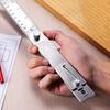 Multifunctional Woodworking Scriber Ruler Movable Angle Woodworking Measuring Gauge