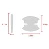 8Pcs/set Car Door Handle Bowl Sticker Protector Film Anti-Scratch Accessories