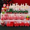 Mini Christmas Train Box Set Christmas Cake Decoration Ornaments Plastic Baking Decoration Children's Toys Happy New Year 2026