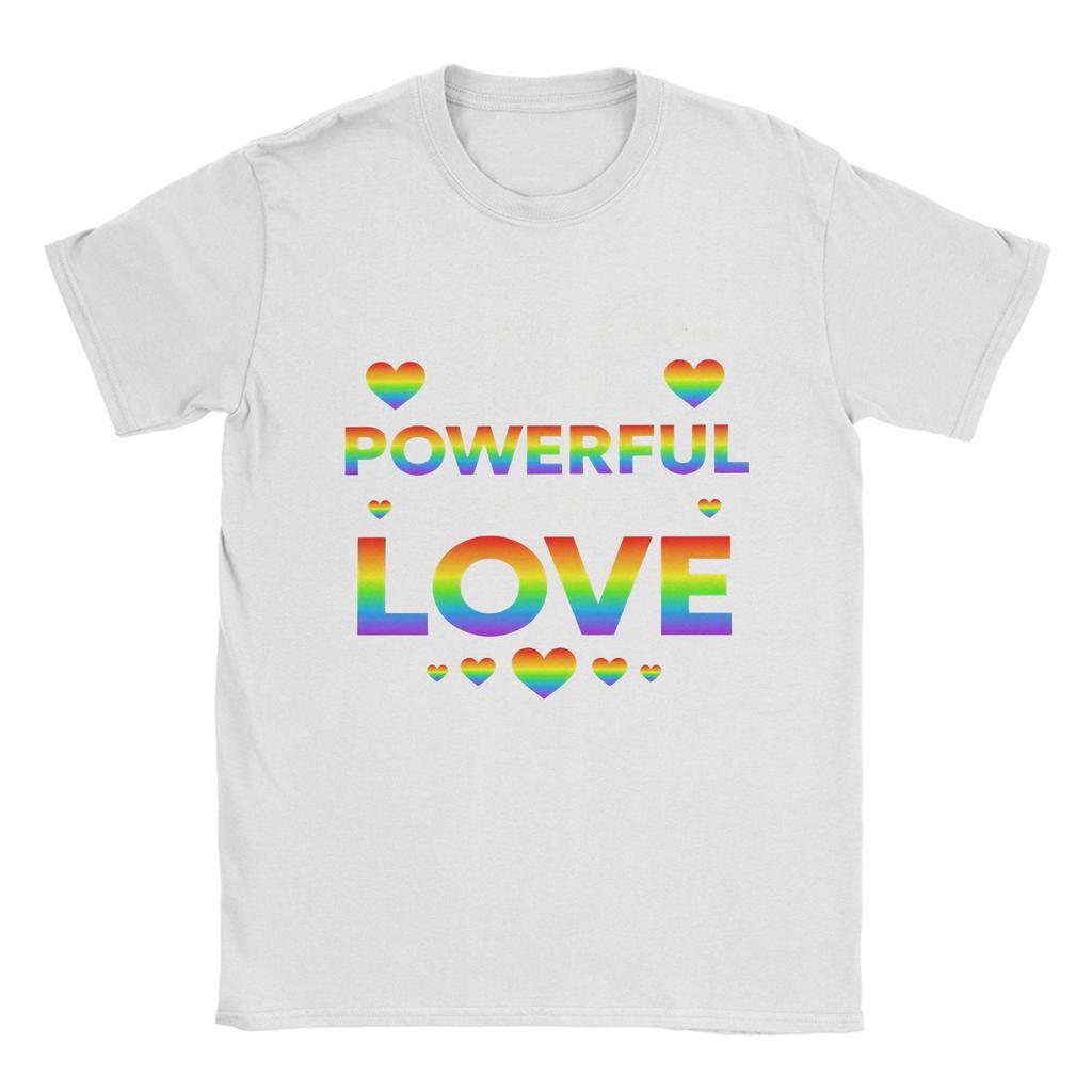 Streetwear T Shirt Summer The Only Thing More Powerful Than Hate Is Love Trending T Shirts 100 Cotton Tee Shirt for Adult Tops