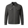 Men's Casual Color Lapel Collar Jacket for Spring and, Fashion Outerwear