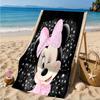 Pink Mouse Artwork Printed Microfiber Beach Towel, Soft And Absorbent, Quick-Dry, Ideal for Summer Travel, Beach Essential, Swimming Pool