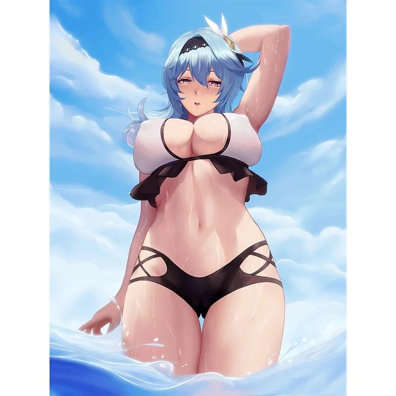 Print Game Soryu Asuka Nude Sexy Girl Art Canvas Poster Living Room Bedroom Home Decor Wall Picture