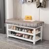 Miling Light Luxury Entryway Shoe Bench with Storage