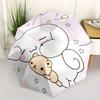 1pc Sanrio Resting Cinnamoroll Pattern Automatic 3-Fold Umbrella Design, Cute Cartoon Pattern, Portable Outdoor Umbrella, Perfect, Holiday Gift for fa