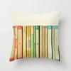 Stacked Magazine Printed Pattern Cushion Cover for Home Bedroom Living Room Sofa Decoration Square Pillow