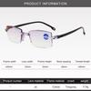 Reading Glasses Men Magnification Eye Wear Farsighted Glasses Diopter Dimond Cutting +10 To +40 Blue Light Glasses