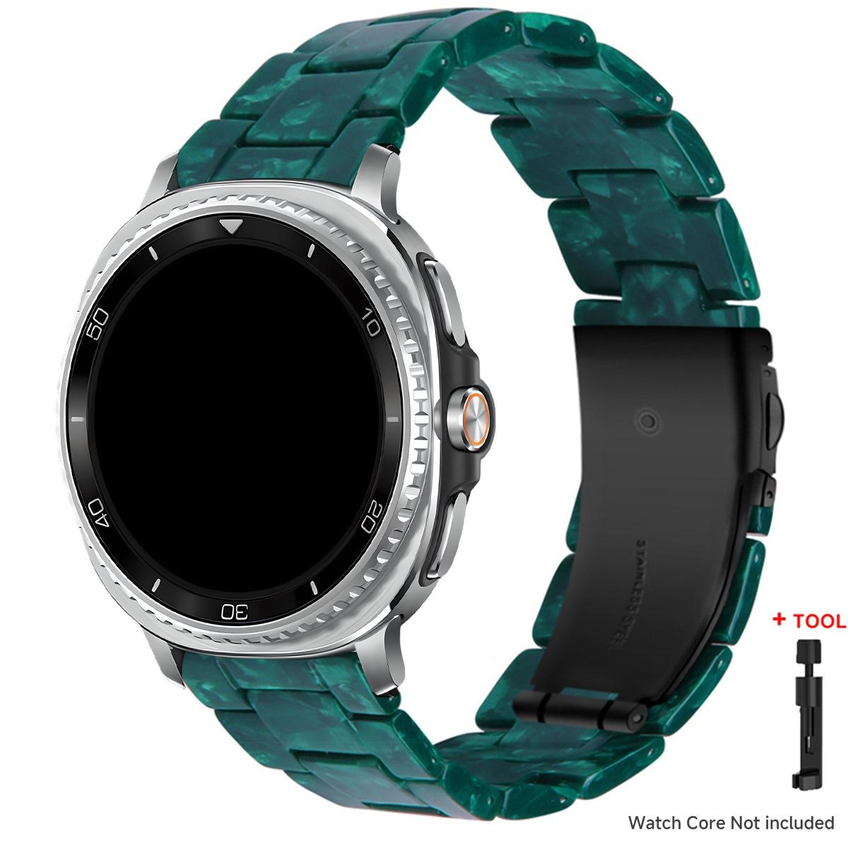 

Resin Band for Samsung Galaxy Watch 8 40 44MM/8Classic 46mmTransparent Strap Women Bracelet for galaxy Ultra 2025/7 47mm Correa for galaxy 8 40mm