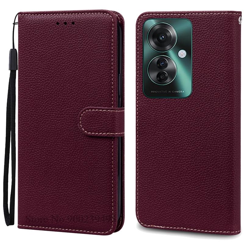 Für OPPO Reno 11F 5G Hülle Leder Brieftasche Klapphülle Für Reno 11F Hülle Buchhülle Für Reno 11 F Reno11f Hülle Cover Fundas