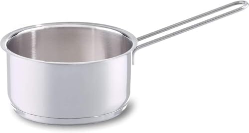 

Fissler 14cm Snacky Saucepan (Serves 1-2 people / Gas/Induction Cooking Compatible/Oven and Dishwasher Safe) Stainless Steel Saucepan (Small/Deep) for