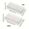 10 Slot Battery Storage Box for AAA/AA Plastic Battery Organizer Accessories