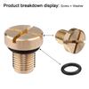 Brass Coolant Expansion Tank Drain Screw For BMW E36 E39 E46 17111712788