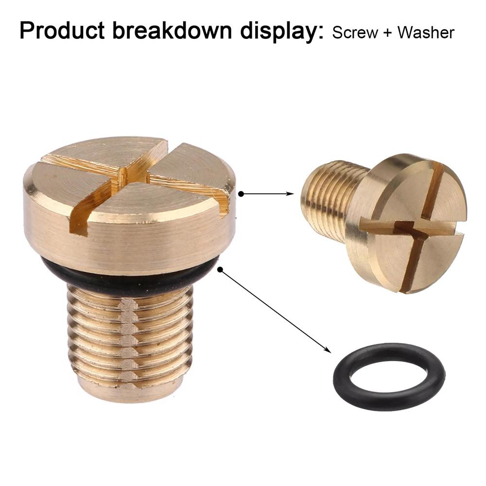 Brass Coolant Expansion Tank Drain Screw For BMW E36 E39 E46 17111712788