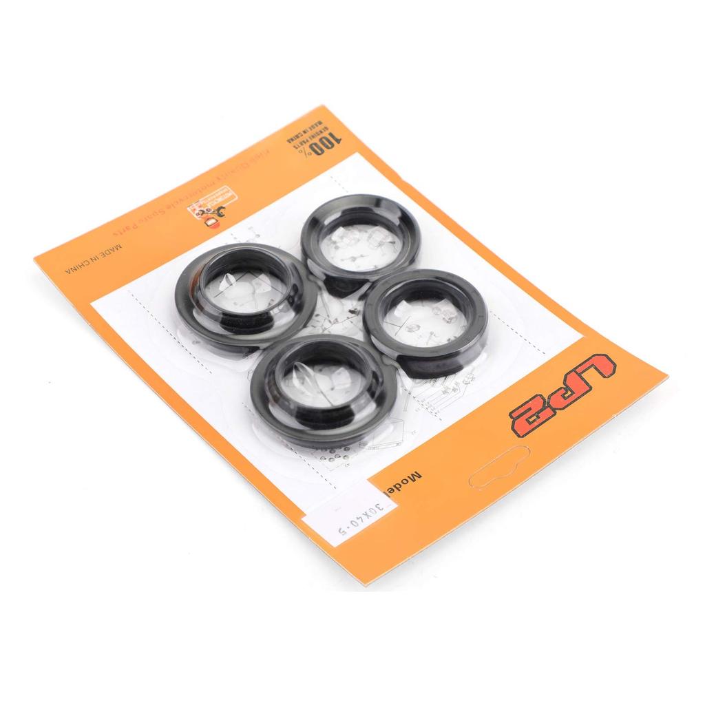 Bruce & Shark Fork Seal Dust Kit for Yamaha TTR125 TY125 YBR125 DT125 RD125 1974-2014