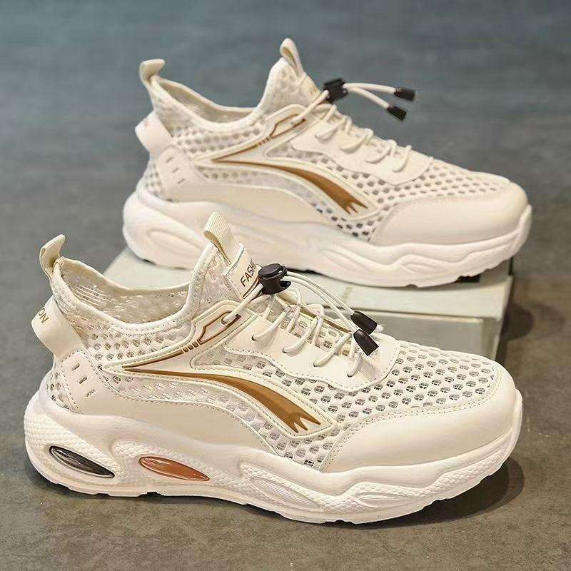 Men's shoes summer sports shoes non-slip soft sole lightweight and versatile summer mesh thin mesh shoes casual shoes