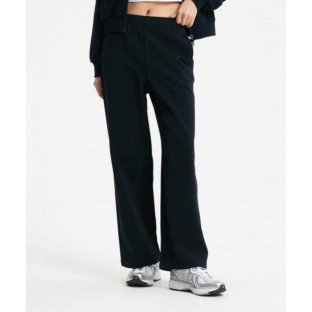 

New Balance Nbmld3w802 Women Signature Non Brushed Wide Pants Standard Fit Black