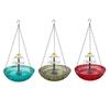 Solar Bird Bath Patio Solar Powered for Garden Hook Courtyard Lawn Easy to Hang Porch Outdoor Birdbath Bowl Decoration Balcony