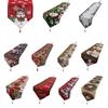 Classical Christmas Table Runner Table Cloth Christmas Tablecloth with Snowflake Pattern for Dining Decorations