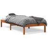 Vidaxl Bed Frame Without Mattress, Waxed Brown, 90X190 Cm, Pine