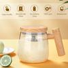 400ML Self Stirring Mug 7000rpm High Speed Electric Glass Self Mixing Mug with Handle Portable Waterproof Automatic Coffee Mug