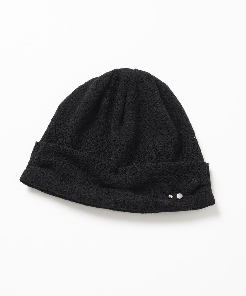 MILLO WOMEN Pointel Symbol Beanie [Black]