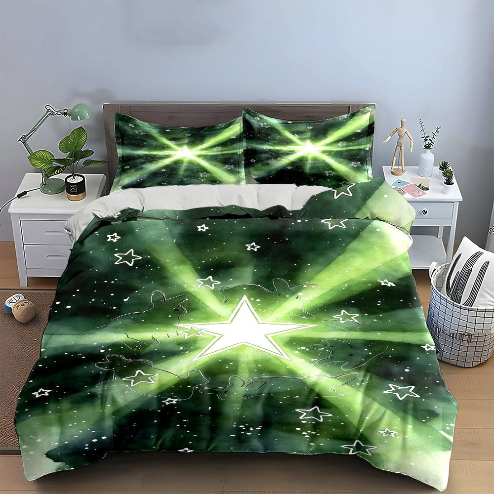 Bright Star with Rabbits. Bedding Sets Duvet Cover Sets Duvet Covers Pillowcases(1 * Duvet Cover 2 * Pillowcases Without Duvet Insert)