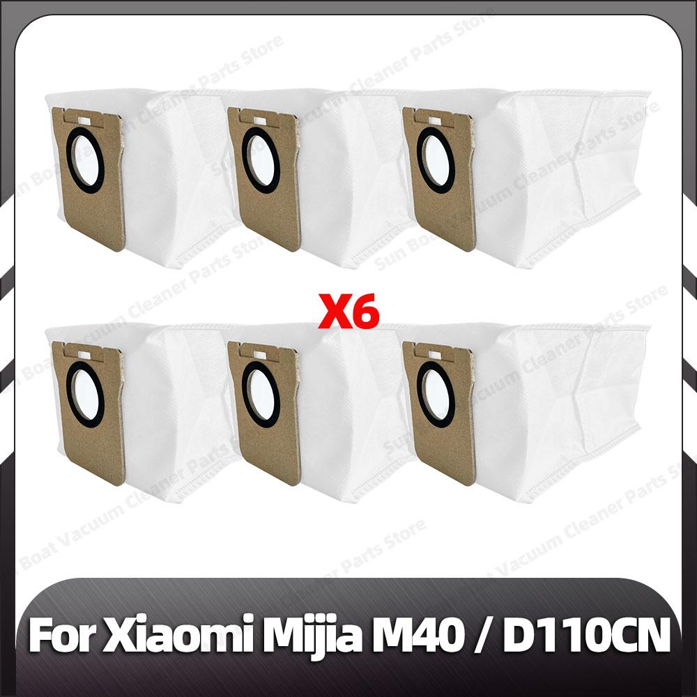 Kompatibel für Xiaomi Mijia M40 Ersatz-Hauptseitenbürste HEPA-Filter Mopp-Pads Staubbeutel Ersatzteile Zubehör