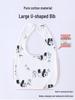 Waterproof A-Class Pure Cotton Baby Bib - Newborn & Toddler U-Shape Neck Gaiter