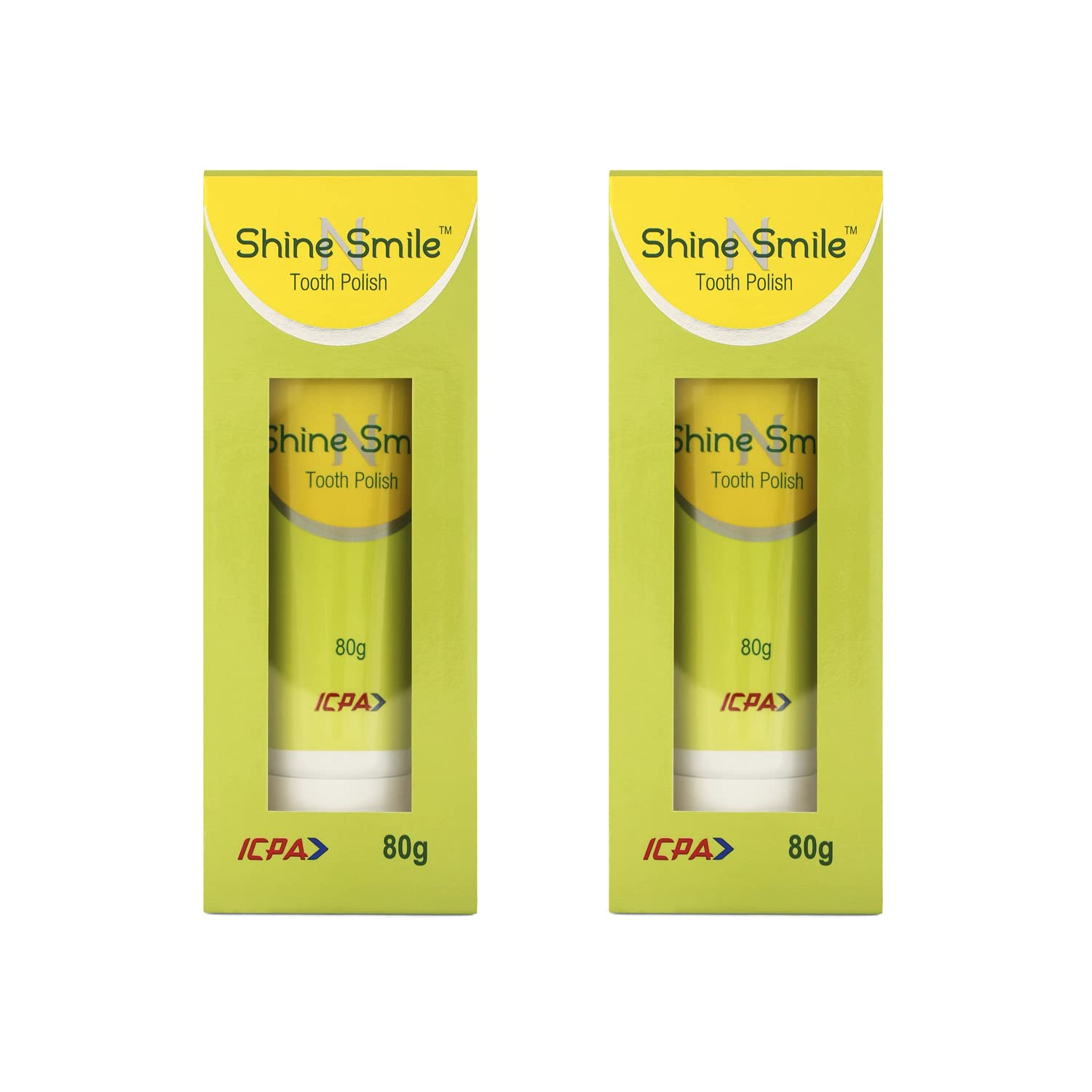 

Shine N Smile Tooth Polish For Teeth Whitening, 80 Gm (Pack Of 2)