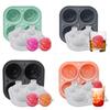 4 Cavity Ice Cube Tray Anti-dust Food Grade Safe BPA Free Ice Cub Rose  Silicone Molds for Home 4-hole Rose Ice Tray Mold