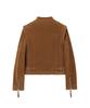 Thevinylhouse Non Collar Suede Jacket(W) Brown