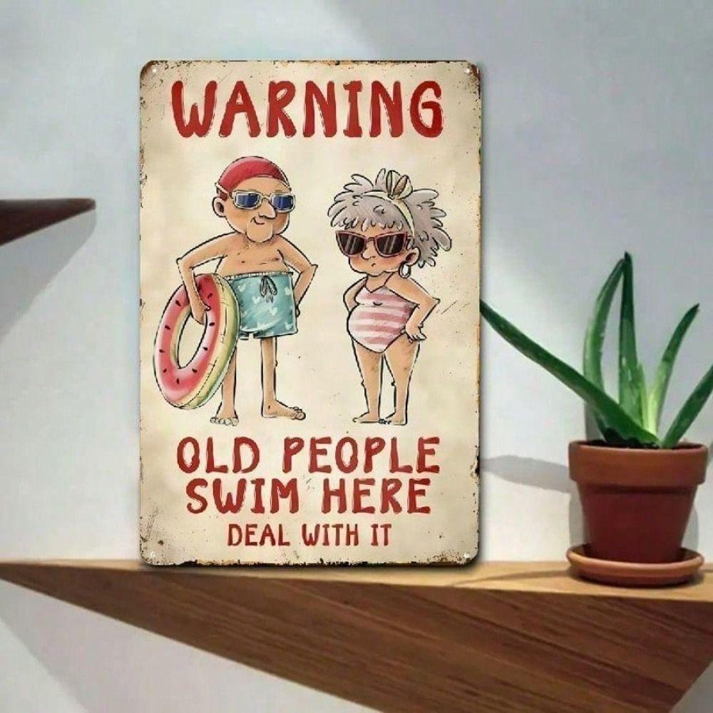 Vintage Metal Sign Don t Make Me Poison Your Food Wall Decor for Home Bar Cafe Garage