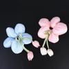 Cute Candy Color Flower Hair Tie Scrunchie Soft Fabric Elastic Ponytail Holder Lovely Hair Accessories For Girls Women Gift