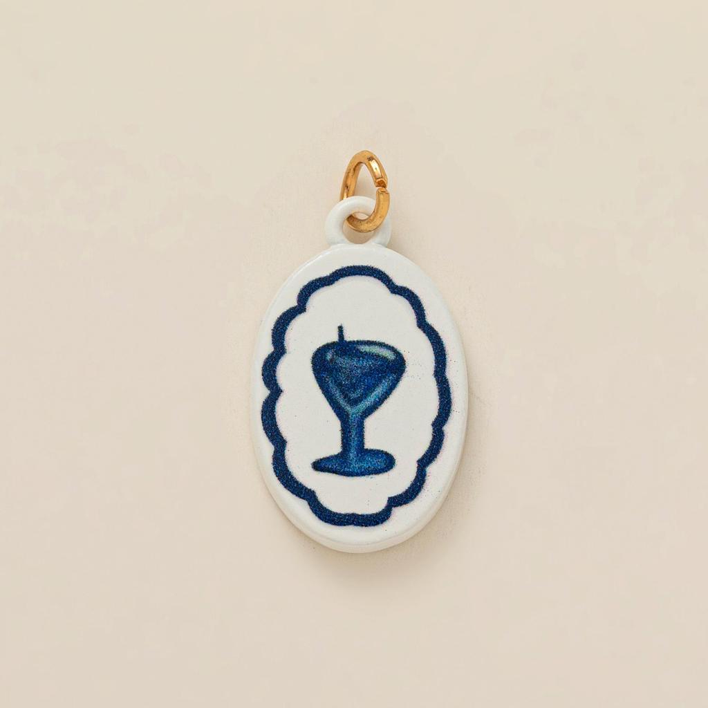 Ceramic Crab, Lobster & Four-Leaf Clover Floral Copper-Plated DIY Jewelry Parts