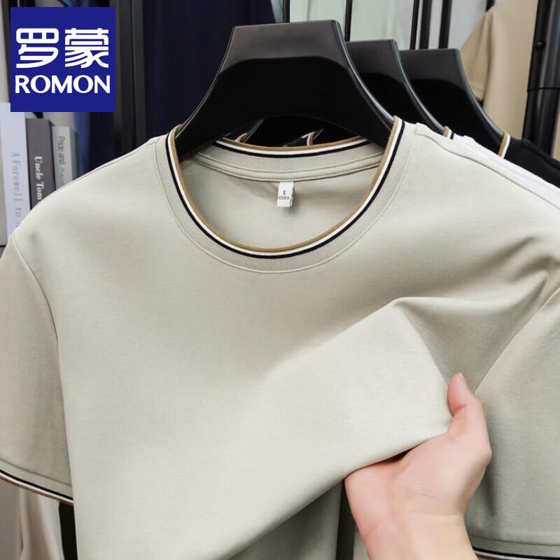 

Romon Men s Casual Polo Collar Short Sleeve T-Shirt XL