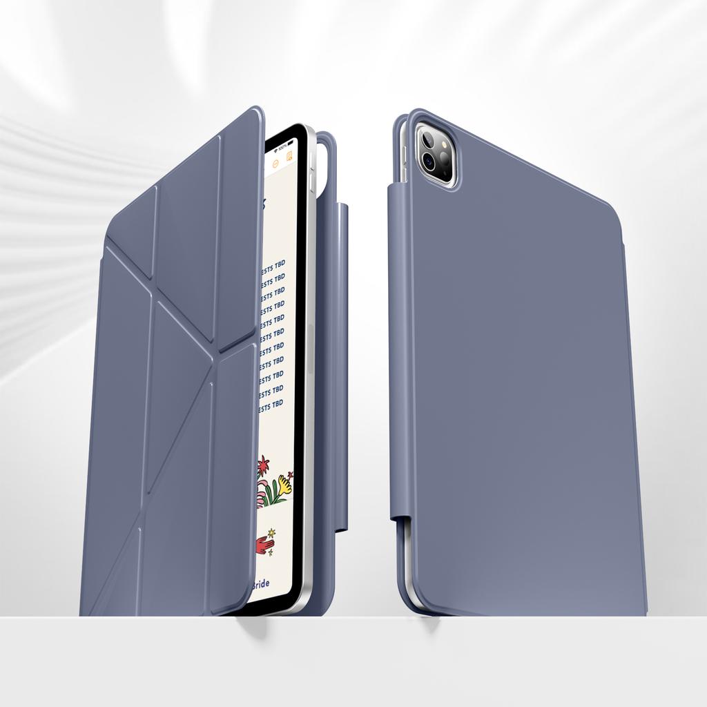 ZOYU Case Magnetic for iPad Pro 11 13 inch,For iPad Pro 12.9 Air 11 Air4/5 10.9 With Magnetic Detachable Y-Shaped Folding Cover