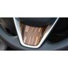 For Toyota Camry 2018- Peach Wood Grain Steering Wheel U Type Cover Trim