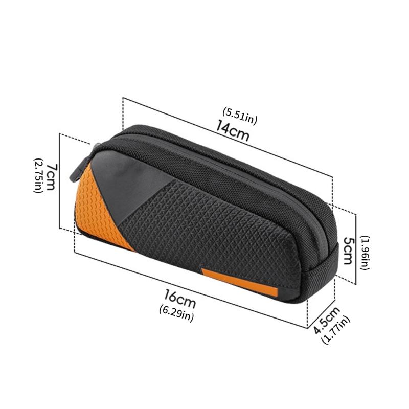 Mountain Bike Frame Front Top Tube Bag Cycling Pouches Bikes Storage Bag Practical Bikes Storage Bag Cyclings Part