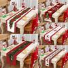 Christmas Table Runner Cloth Merry Christmas Decoration for Home 2024 Tablecloth Xmas Ornament Navidad Natal New Year Gift 2024