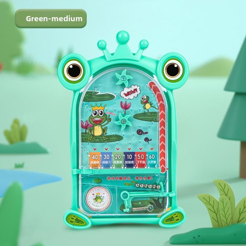 

Дитяча гра-автомат Пінбол Жаба Іграшка-головоломка Для дітей Навчальна Весела Гра Green Medium