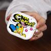 Case For Samsung Galaxy Buds 3Pro 2 4 Pro Live 2Pro 3 FE 4Pro Clear Earphone Cases Cover With Hook Cute The S-simpsons